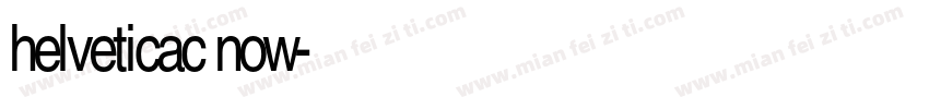 helveticac now字体转换